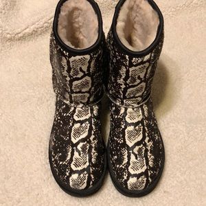 Ugg snake print boots